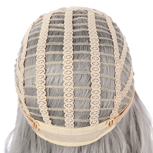 Perruque de <span class=keywords><strong>cosplay</strong></span> Geralt de couleur grise de The <span class=keywords><strong>Witcher</strong></span> pour hommes - Product Image 5
