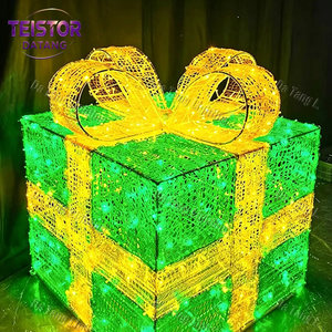 Christmas Gift Box Archway Motif <b>Light</b> for Mall Plaza Park Commercial Holiday Display Decoration - Product Image 4