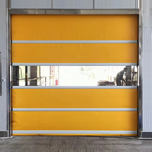 Volets de garage directs d'usine Volets roulants automatiques extérieurs Portes roulantes <span class=keywords><strong>à</strong></span> grande vitesse <span class=keywords><strong>à</strong></span> distance pour l'usine alimentaire - Product Image 3