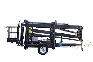 Ascenseur aérien personnalisable de 35 pieds pour homme Remorque élévatrice à flèche remorquable avec composants de moteur CE Cherry Picker Core - Product Image 5