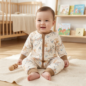 <span class=keywords><strong>Gigoteuse</strong></span> Bébé Chaude Automne-Hiver de Haute Qualité, Combinaison Bébé à Manches Longues 3-60 <span class=keywords><strong>Mois</strong></span>, Barboteuse Personnalisée Imprimée - Product Image 4