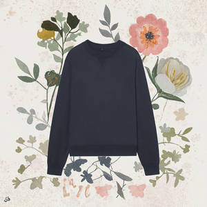เสื้อสเวตเชิ้ตผ้าฟลีซแขนยาวคอกลมสไตล์วินเทจรักษ์โลก ยับยาก รุ่นแฟชั่นฤดูใบไม้ผลิ 2026 สำหรับผู้หญิงจาก MYST&ZA - Product Image 3