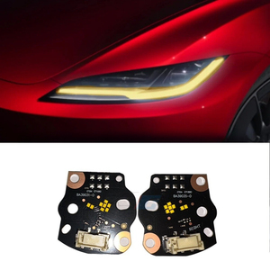 โมดูลไฟส่องสว่างกลางวัน StarNav สีเหลืองเลมอน แหล่งกำเนิดแสงสีเหลืองอำพัน สำหรับ Tesla Model 3 2024 ชิปไฟส่องสว่างกลางวัน - Product Image 1