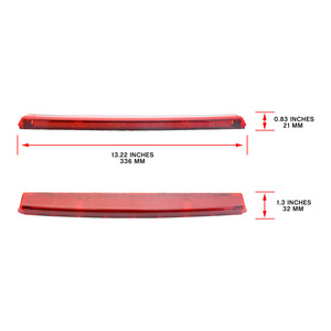 ไฟเบรกดวงที่สามแบบ LED สำหรับรถยนต์ Volkswagen Scirocco Mk5 Golf รุ่น 1K6945097F ไฟท้ายดวงที่สาม - Product Image 3