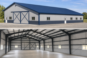 Edificio Agrícola Prefabricado de Acero |   Establos Multiusos para Pollos, Ganado y Ovejas |   Agricultura de Pakistán |   Bajo Costo, Fácil de Limpiar |   Fábrica con 35 Años de Experiencia - Product Image 5