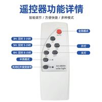 Lámparas LED Recargables para Camping, Portátiles, Colgantes, de Emergencia, para Tiendas de Campaña, Cuerpo de ABS, Enchufe Estadounidense, Resistentes al Agua IP66, Luz Diurna de 6000K