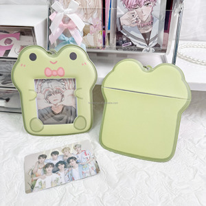 Kpop PVC Tùy chỉnh chủ thẻ với Keychain bán buôn nhà sản xuất tùy chỉnh thiết kế PVC ảnh chủ thẻ - Product Image 3