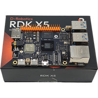 D-Robotics RDK X5 Kit de desarrollo 4GB/8GB A55 10TOPs AI Computing 8GB RAM Ubuntu 22,04 Compatible con Transformador Electrónica de consumo