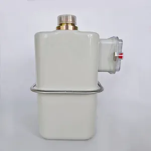 Medidor de gas de carcasa de acero mecánico G1.6 G2.5 G4 G6/medidor de gas de diafragma