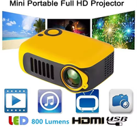 Vente chaude MINI Projecteur A2000 mini projecteur de poche 1000 Lumens LED Projecteur Vidéo Projecteur Home Cinéma