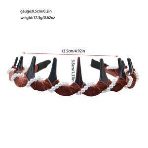 Banda para el pelo dentada simple de estilo coreano Moda para <span class=keywords><strong>mujer</strong></span> y aro para el pelo al por mayor de bandas para el pelo clásicas calientes - Product Image 5