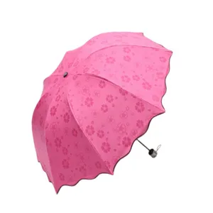 Portable Light Weight WindProof Sun And Rain Custom With Logo Waterproof Folding Umbrellas For The Rain