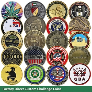 Fabricante de Monedas Conmemorativas Personalizadas con Logotipo, Monedas de Colección de Metal Esmaltado en Oro y Plata, Aleación de Zinc 3D - Product Image 2