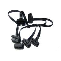 OBDII OBD2 M to 2F Y Cables Splitter Extension Connector OBD 2 M to 2F 16 Pin Male to Dual Female Extension Cable