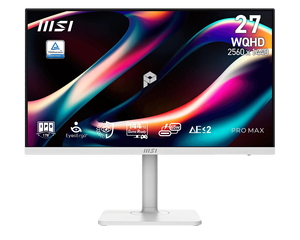 Nuevo Monitor <span class=keywords><strong>MSI</strong></span> PRO MAX 241PHW E14 2026, <span class=keywords><strong>24</strong></span> Pulgadas, FHD 1920X1080, 1ms, <span class=keywords><strong>144Hz</strong></span>, IPS, Blanco, Pantalla Ergonómica para Cuidado de la Vista, HDR, Monitor Empresarial para Escritorio - Product Image 1