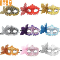 Nouveau Masque PVC Papillon Venise Princesse pour Fête de Carnaval, Soirée Danse, Maquillage, Fournitures de Fête d'Halloween