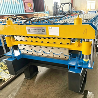 Machine de formage double couche pour tôles de toiture ondulées en acier couleur populaires 686 IBR et 760
