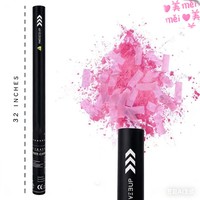 Tube en carton vide pour confettis, idéal pour mariage, poudre, écologique, jetable, imprimé UV, pour fêtes, Nouvel An, Noël
