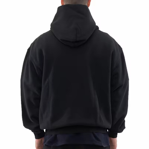 Vente en gros de sweats à capuche surdimensionnés pour hommes, 350 g/m², broderie 3D, impression de haute qualité, sweats à capuche lourds personnalisés - Product Image 2