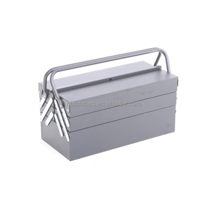 Boîte à outils en acier pliable à 3 niveaux de 16,5 pouces, 5 plateaux, portable, personnalisable, OBM, <span class=keywords><strong>garage</strong></span>, réparation automobile, OEM, vente en gros - Product Image 6