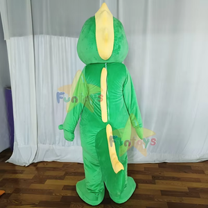 Funtoys Customized Adult Green <strong>Dinosaur</strong> Mascot <strong>Costume</strong> Monster Crocodile Plush Fursuit Christmas Fancy Dress Halloween - Product Image 4
