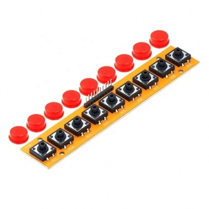 Módulo de interruptor de tecla de 9 vías, interruptor de botón, interruptor de disparo, control de señal, accesorios para reproductor de voz - Product Image 1