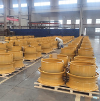Satış sonrası Online satış 3 parça jant 25-17.00/1.7 lastik için KOM WA320 tekerlek disk 20.5.-25