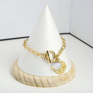 2025 bijoux de mode en métal plaqué or 18 carats mousqueton gourmette-bracelet de chaîne - Product Image 5