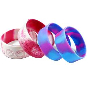 Pulseras de Silicona Impresas con Serigrafía, Resistentes al Agua, Diseño Personalizado, para Promoción de Eventos Deportivos, con Color Personalizado - Product Image 3