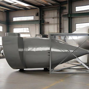 Collecteur de poussière cyclonique, filtre à poussière cyclonique en acier inoxydable avec ventilateur pour copeaux de bois, usine d'amidon, usine de chaux - Product Image 3