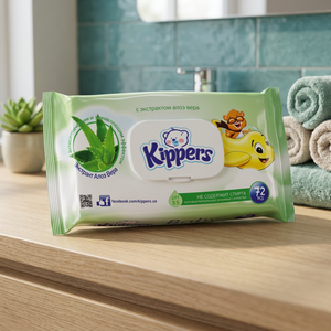 Lingettes humides pour bébé à l'aloe vera, antiseptiques, non tissées, 72 pièces, douces, nettoyantes, pour peaux sensibles, usage quotidien, vente en gros - Product Image 3