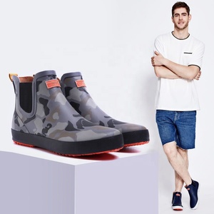 <span class=keywords><strong>Botas</strong></span> Impermeables Personalizadas YL3624, Antideslizantes y Duraderas, <span class=keywords><strong>Botas</strong></span> <span class=keywords><strong>de</strong></span> Lluvia <span class=keywords><strong>de</strong></span> Goma para Hombre, <span class=keywords><strong>Botas</strong></span> <span class=keywords><strong>de</strong></span> Lluvia hasta el Tobillo para Adultos - Product Image 2