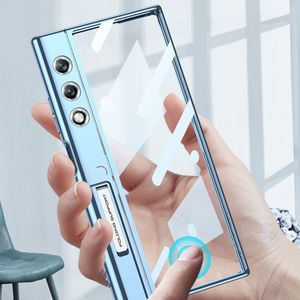 <span class=keywords><strong>Precio</strong></span> barato de alta calidad para <span class=keywords><strong>Honor</strong></span> <span class=keywords><strong>V</strong></span> monedero GKK Flip integrado protección de 360 grados galvanoplastia TPU funda de teléfono con soporte - Product Image 4