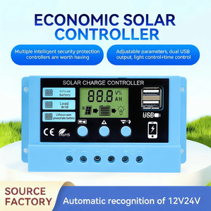 Régulateur <span class=keywords><strong>de</strong></span> <span class=keywords><strong>Charge</strong></span> Solaire PWM 11,1 V Contrôleur Solaire - Product Image 2