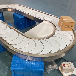 สายพานลำเลียงหม้อไฟแบบ<span class=keywords><strong>หมุน</strong></span>ทำจากสแตนเลสเกรดอาหาร 304, สายพานลำเลียงถาดวงกลมแบบบริการตนเองสำหรับซูชิ - Product Image 6