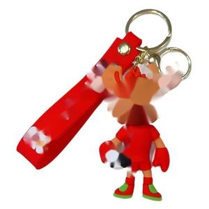 2026 Custom World and Cup Soccer Mascot Keychain | Cartoon Football Doll Key Chain Ring | Wholesale Promotional Gifts Stationery