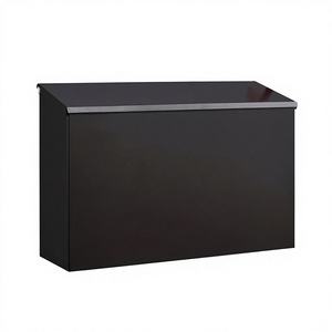 맞춤형 미국식 잠금 해제 간편 철제 신문함 우편함 벽걸이형 외부 우편함 (설치 미완료) - Product Image 1