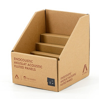 Cajas de Exhibición para Mostrador de Comercios, Impresas Personalizadas, Hechas con Materiales Reciclados, Acabado Mate, Cartón Corrugado, Tamaño Pequeño
