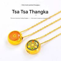 Collier Photo Personnalisé Nouveau Design Plaqué Or 18K Couleur Zircon Collier Cadeau Vintage Religieux Colliers avec Pendentif