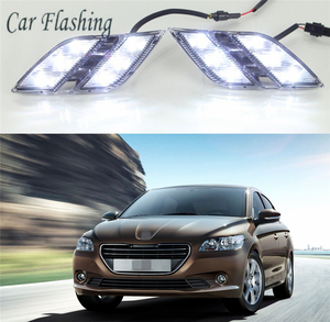 Phares antibrouillard à LED pour <span class=keywords><strong>Peugeot</strong></span> 301, 1 jeu, phare de conduite, style voiture, <span class=keywords><strong>DRL</strong></span>, 2014, 2015 - Product Image 1