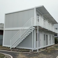Maison conteneur modulaire préfabriquée à assemblage rapide sur mesure en usine, module de construction économique