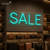 En solde : Enseigne néon LED alimentée par USB 5V, compatible avec boîtier de batterie, décoration murale pour vitrine de magasin et promotion commerciale