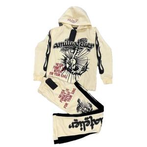 2025 Lente en Herfst Nieuwe Heren Streetstyle Mode Digitale Print 100% Bamboe Vezel Paktrui - Product Image 5