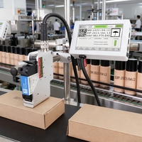 Impresora de Inyección de Tinta Térmica DOCOD T180E, Máquina de Codificación de Fechas con Impresión de Códigos de Barras TIJ, Cabezal de Impresión de Alta Protección