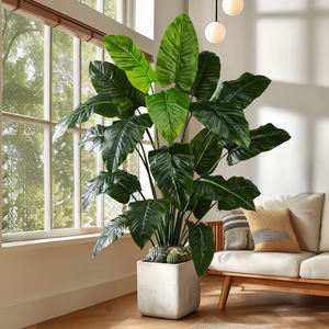 Feuilles artificielles faites à la main les plus vendues, Monstera, palmier du voyageur, pour la décoration de la nouvelle <span class=keywords><strong>maison</strong></span> - Product Image 2