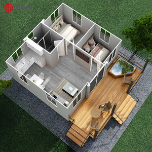 Grèce Granny Flat Quality Jungle Style Prefab House 3 Bedroom Mobile Home Maisons containers extensibles avec cuisine et salle de bain - Product Image 3