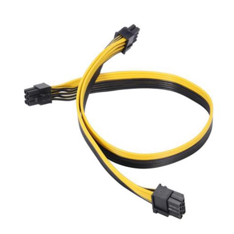 Adaptador De Corriente GPU De ángulo De 180 Grados Adaptador De Corriente De Giro En U Gpu De Tipo Estandar De 8 Pines Y Tipo Inverso Para Tarjeta Grafica De Escritorio