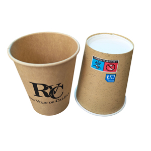 แก้วกาแฟกระดาษแบบใช้แล้วทิ้ง พิมพ์ลายตามสั่ง ขนาด 8/10/12 ออนซ์/500 มล. แบบผนังเดี่ยว โลโก้ส่วนตัว รีไซเคิลได้ สำหรับซื้อกลับบ้าน - Product Image 3