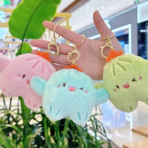 Cartoon Cute Backpack Key Pendant Beautiful Fashionable Promotional Gift Plush Material Keychain