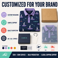 Polos de golf personnalisés par sublimation, imprimé astronaute, performance en micro-mesh, séchage rapide, extensibles, uniforme pour événements d'équipe, fabricant OEM, tailles S-4XL